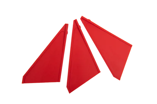Reservedel til Rokit - Styrefinne, rød (FINS-3-RED)  (212106)